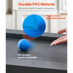 VEVOR Roll and Score Classic Arcade Game Ball, 4-pack Replacement Set, Arcade Accessory for Arcade Tossing Ball Games, Ideal for Adults Kids Family Recreation Game Rooms Outdoor Activities