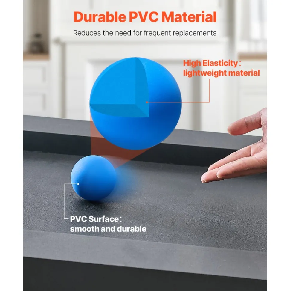 VEVOR Roll and Score Classic Arcade Game Ball, 4-pack Replacement Set, Arcade Accessory for Arcade Tossing Ball Games, Ideal for Adults Kids Family Recreation Game Rooms Outdoor Activities