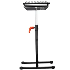 VEVOR Roller Stand, 300 lb Load Capacity, 26.8-42.5 in Adjustable Height, Folding Heavy Duty with 11.5 inch Polished Multi-directional Roller Head, for Table Saw Outfeed Woodworking Extension Support