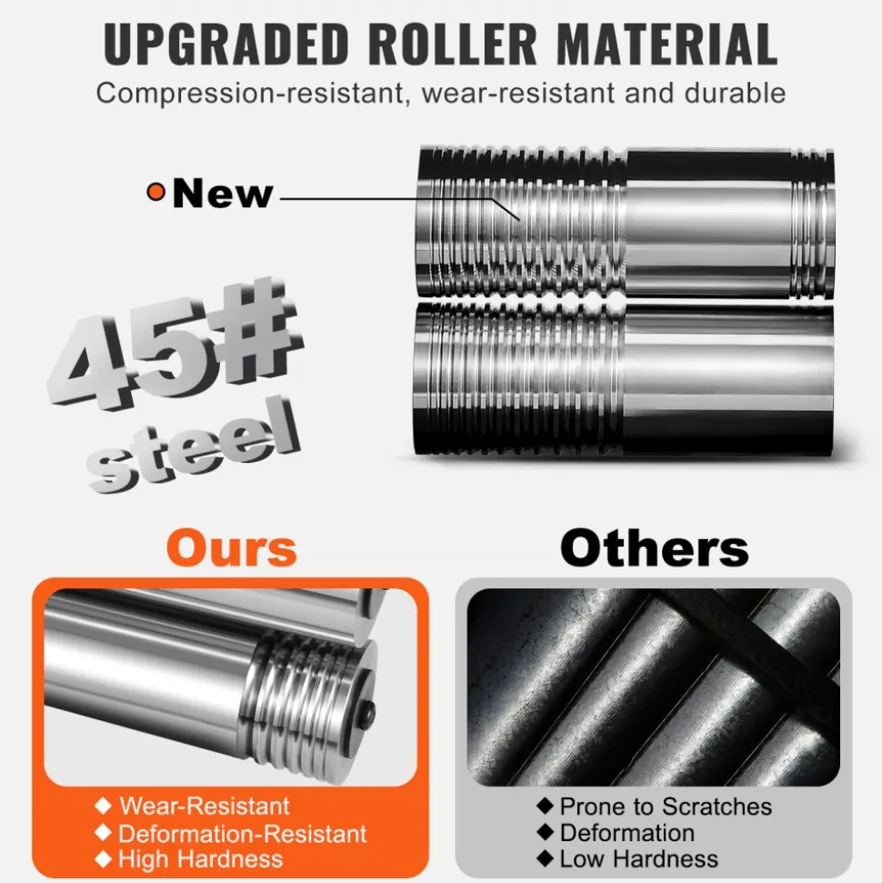 VEVOR Rolling Mill, 2.24"/57 mm Jewelry Rolling Mill Machine, 1: 2 Gear Ratio, 3-in-1 Multi-function Rolling Mill, 0-5.5 mm Press Thickness for Metal Jewelry Making Sheet Square Wire Elliptical