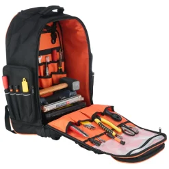 VEVOR Rolling Tool Backpack, 110 lbs Load Capacity, 72 Pockets Heavy Duty Roller Tool Bag on Wheels, Adjustable Telescoping Handle & Stable Base, Toolbag Organizers for Construction, Mechanic