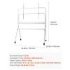 VEVOR Rolling TV Stand, Mobile TV Cart for 35-100 Inch LED/LCD/OLED Flat/Curved TVs, Portable Monitor Stand with Wheels Hold up to 198 lbs for Living Room, Bedroom, Office, Outdoor, Max VESA 800x600mm