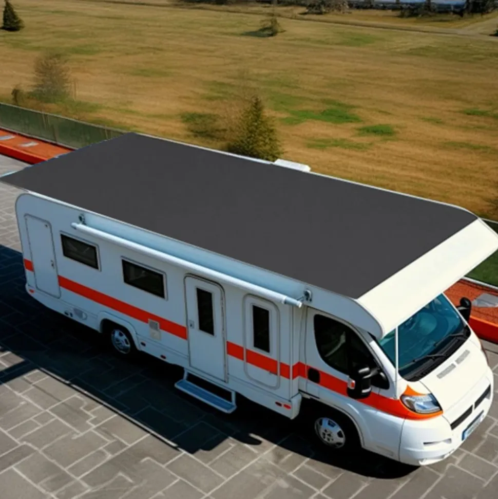 VEVOR Roll Roofing, 15 x 30 ft, 45 mil EPDM Rubber Roofing, Long Lifespan & Weather-resistant, Withstands Harsh Temperatures, Flexible & Easy Installation, Roof Underlayment for RVs, Roofs, Ponds