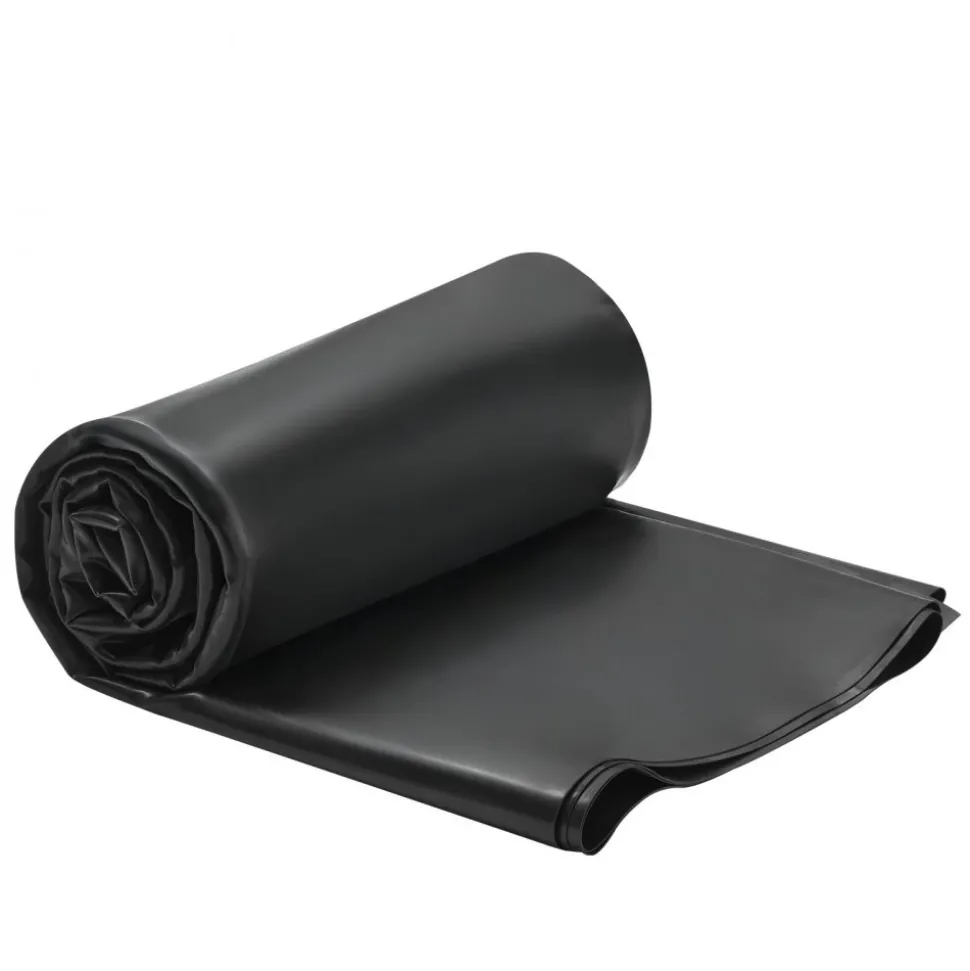 VEVOR Roll Roofing, 30 x 40 ft, 45 mil EPDM Rubber Roofing, Long Lifespan & Weather-resistant, Withstands Harsh Temperatures, Flexible & Easy Installation, Roof Underlayment for RVs, Roofs, Ponds