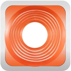 VEVOR Roof Pipe Flashing Boot, Fit Pipe OD 10" to 18", Flexible Silicone Roofing Jack Pipe Flashing, High Temp -101℉ to 437℉, Endurable Square Metal Base, for Chimney, Wood Stove & Outdoor Vent Pipes