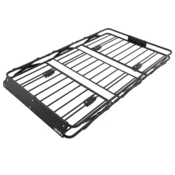 VEVOR Roof Rack Cargo Basket, 64 x 39 x 4 in, Heavy Duty Roof Top Carrier Basket with Folding Design, 200 lbs Capacity, All-Weather Easy-Install Car Top Luggage Holder, Universal Fit for SUV Truck Car