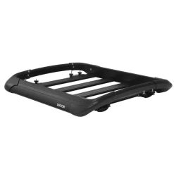 VEVOR Roof Rack Cargo Basket, 38 x 38 x 5.59 in, Universal Heavy Duty Roof Top Carrier Basket, 150 lbs Capacity, All-Weather Car Top Luggage Holder, Fits Crossbars up to 3.54 x 1.97 in, for SUV Truck
