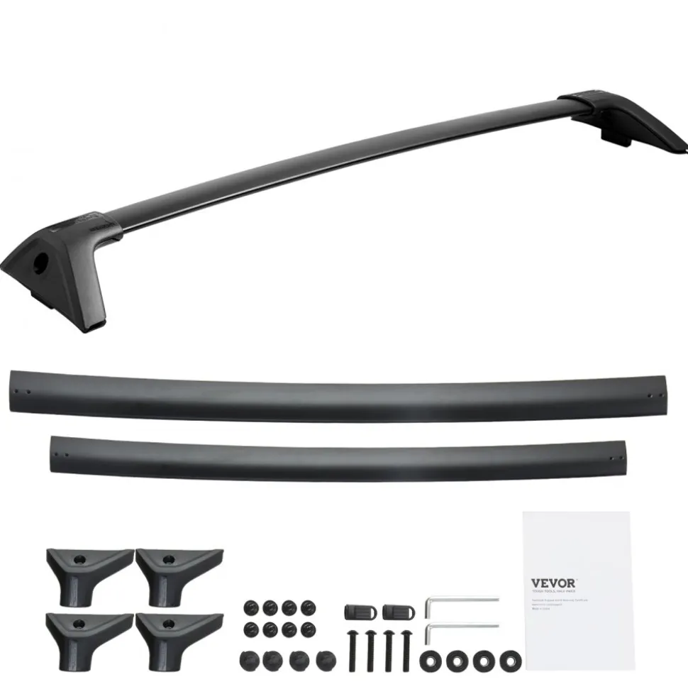VEVOR Roof Rack Cross Bars, Compatible with Toyota RAV4 2020-2023, 160lbs Load Capacity, Aluminum Anti-Rust Crossbars with Locks, Rooftop Cargo Bag Luggage Carrier (Not Fit for Adventure/TRD Off-Road)