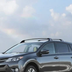 VEVOR Roof Rack Cross Bars, Compatible with Toyota RAV4 2020-2023, 160lbs Load Capacity, Aluminum Anti-Rust Crossbars with Locks, Rooftop Cargo Bag Luggage Carrier (Not Fit for Adventure/TRD Off-Road)