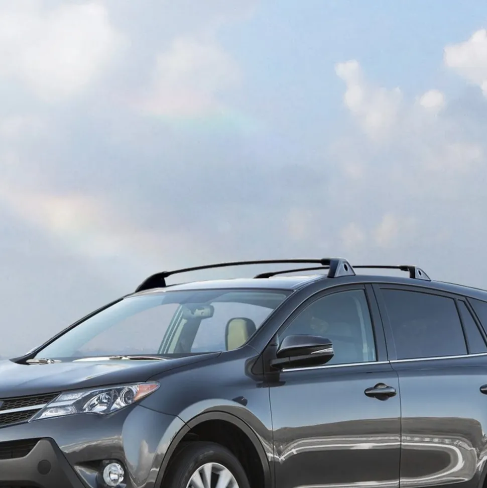 VEVOR Roof Rack Cross Bars, Compatible with Toyota RAV4 2020-2023, 160lbs Load Capacity, Aluminum Anti-Rust Crossbars with Locks, Rooftop Cargo Bag Luggage Carrier (Not Fit for Adventure/TRD Off-Road)