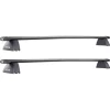 VEVOR Roof Rack Cross Bars, Fits Jeep Grand Cherokee 2011-2021 (With Grooved Side Rails), 200 LBS Capacity, Lockable Heavy Duty Aluminum Crossbar Racks Roof Rail Rooftop Luggage Canoe