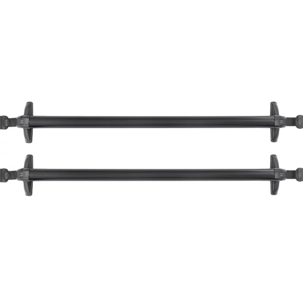 VEVOR Roof Rack Cross Bars, Universal Fit for Naked Roofs Without Raised Rails/Flush Rail/Black Moldings, 165 LBS Capacity, Lockable Heavy Duty Aluminum Crossbar Racks Roof Rail Rooftop Luggage Canoe