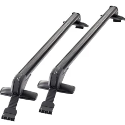 VEVOR Roof Rack Cross Bars, Universal Fit for Naked Roofs Without Raised Rails/Flush Rail/Black Moldings, 165 LBS Capacity, Lockable Heavy Duty Aluminum Crossbar Racks Roof Rail Rooftop Luggage Canoe