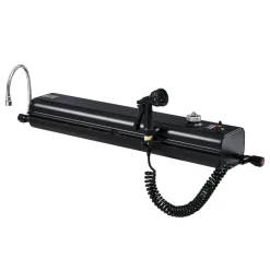 VEVOR Roof Rack Water Tank, 4.5 Gal, Multi-Dispensing Outdoor Tank with 2 Splash-Guard Panels & T-slot, High-Capacity Aluminum Tank with Pressurization Port, Fit for Trunks, Roll Bars, Crossbars