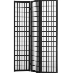 VEVOR Room Divider, 3 Panel Japanese Room Divider, Wood Folding Privacy Screen Indoor, Japanese Partition Dividers Portable Decoration Screens, for Room Separation Home Office Restaurant & Bedroom
