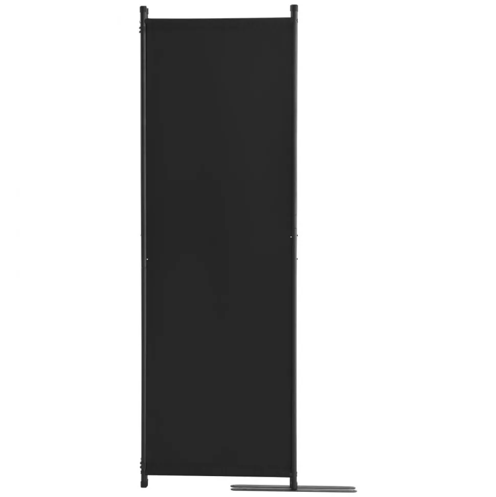 VEVOR Room Divider, 4 Panel Room Dividers and Folding Privacy Screens, Fabric Partition Room Dividers for Office, Bedroom, Dining Room, Study, Freestanding, Black