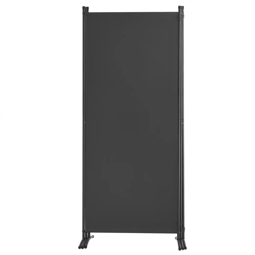 VEVOR Room Divider, 3 Panel Room Divider, Folding Privacy Screen and Portable Partition Divider for Room Separation, Freestanding Room Partitions for Office, Bedroom, Study, Grey
