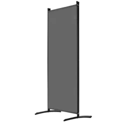 VEVOR Room Divider, 4 Panels Room Divider, Folding Privacy Screen and Portable Partition Divider for Room Separation, Freestanding Room Partitions for Office, Bedroom, Study, Grey