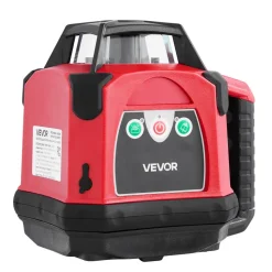 VEVOR Rotary Laser Level Kit, 1650ft 360-Degree Self Leveling Red Horizontal Laser Transit,with Heavy-duty Tripod, Receiver, Remote Control, Toolcase, IP54 Waterproof, 0.06 in/100 ft for Construction