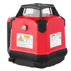 VEVOR Rotary Laser Level Kit, 1650ft 360-Degree Self Leveling Red Horizontal Laser Transit,with Heavy-duty Tripod, Receiver, Remote Control, Toolcase, IP54 Waterproof, 0.06 in/100 ft for Construction