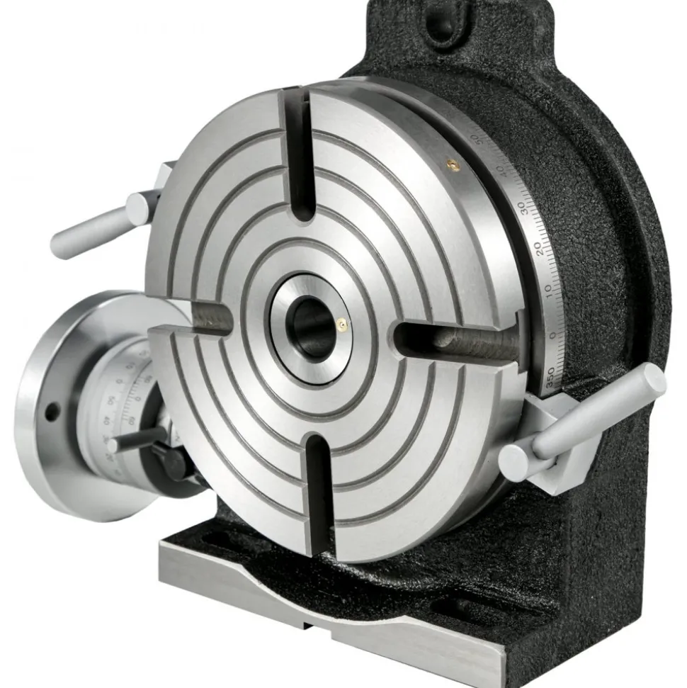 VEVOR Rotary Table 8Inch Horizontal Vertical HV8 Precision 3MT Milling Drilling Machine Vernier Reading Milling Drilling Boring