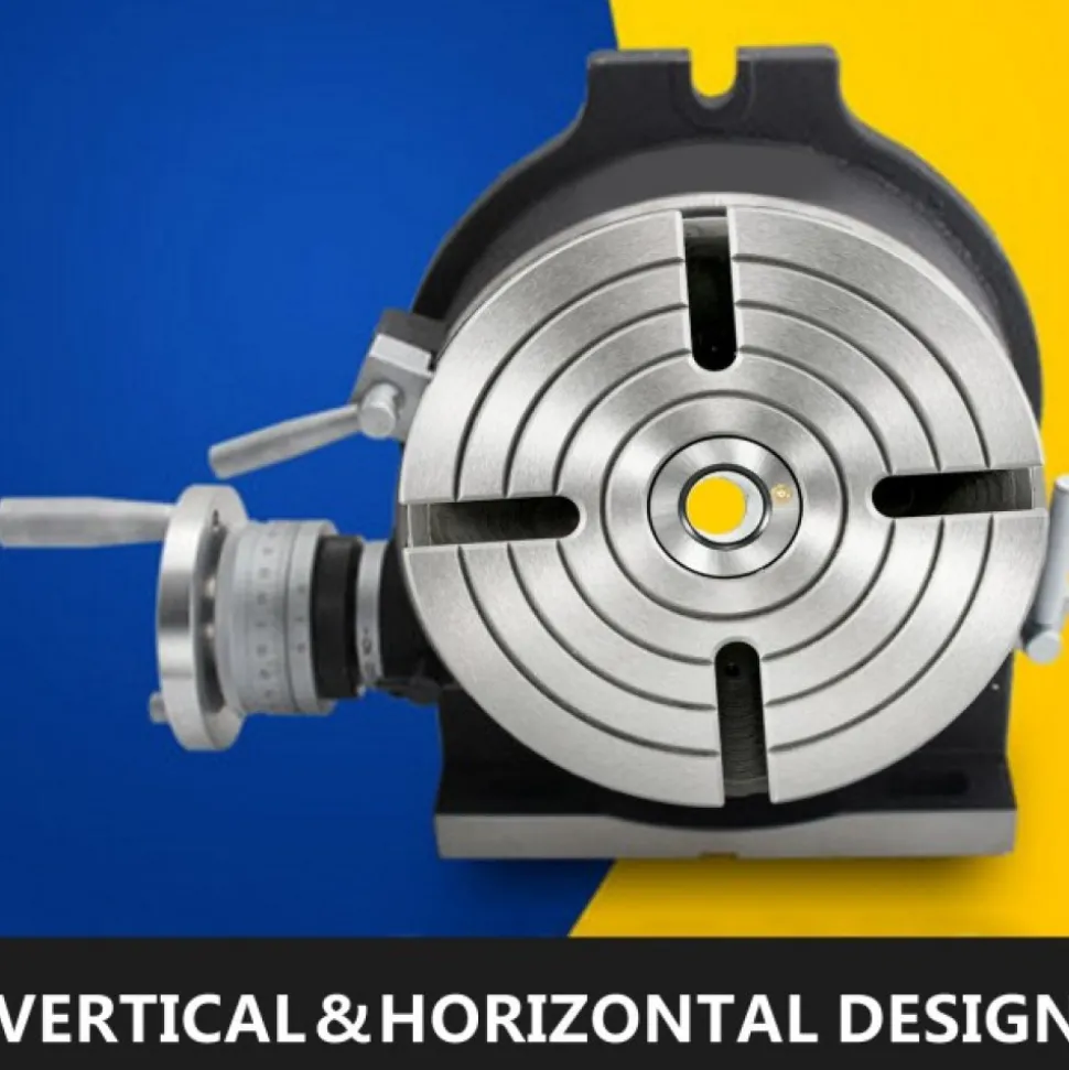 VEVOR Rotary Table 8Inch Horizontal Vertical HV8 Precision 3MT Milling Drilling Machine Vernier Reading Milling Drilling Boring
