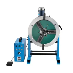VEVOR Rotary Welding Positioner, 441 lbs Load Capacity, -45° to 90° Tilt Angle Welding Positioner Turntable Table, 0.5-5 RPM Speed Control, Electric and Foot Pedal, for Cutting, Grinding, Assembly