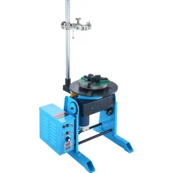 VEVOR Rotary Welding Positioner 66LBS / 30KG, 0-90° Welding Positioning Turntable Table 1-12RPM 80W, with 12.4 Inch 3-Jaw Lathe Chuck & Welding Torch Stand Holder for Cutting, Grinding, Assembly