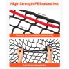 VEVOR Round Bale Hay Net, 5.91 x 5.91 x 5.91 ft, 1.65 inch Holes, PE Material, Knotless Design, with Zip Ties, Needle Shuttle, Repair Twine and Storage Bag, Slow Feeder Round Bale Net for Horses