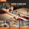 VEVOR Router Sled, 60 inches, Portable and Adjustable Slab Flattening Jig DIY Woodworking Router Sled for Flattening Slabs Wood Flattening Home DIY