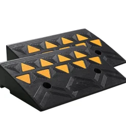 VEVOR Rubber Curb Ramp 2 Pack, 4.3