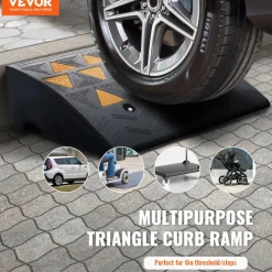 VEVOR Rubber Curb Ramp 2 Pack, 6