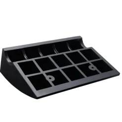 VEVOR Rubber Curb Ramp 6" Rise Height Sidewalk Curb Ramp, 14.6" Width 19.3" Length Driveway Ramp for Curb, 15T Heavy Duty Rubber Ramp for Forklifts, Trucks, Buses, Cars, Wheelchairs, Bikes