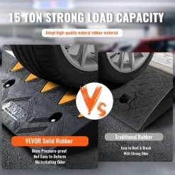 VEVOR Rubber Curb Ramp 4.25
