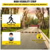 VEVOR Rubber Speed Control Hump, Dual Channel, 2 Units, 72.8" Length, Supports Up to 22000 LBS, Dimensions 72.8 x 12.2 x 2.2, Suitable for Asphalt, Concrete, and Gravel Surfaces - 6 Feet