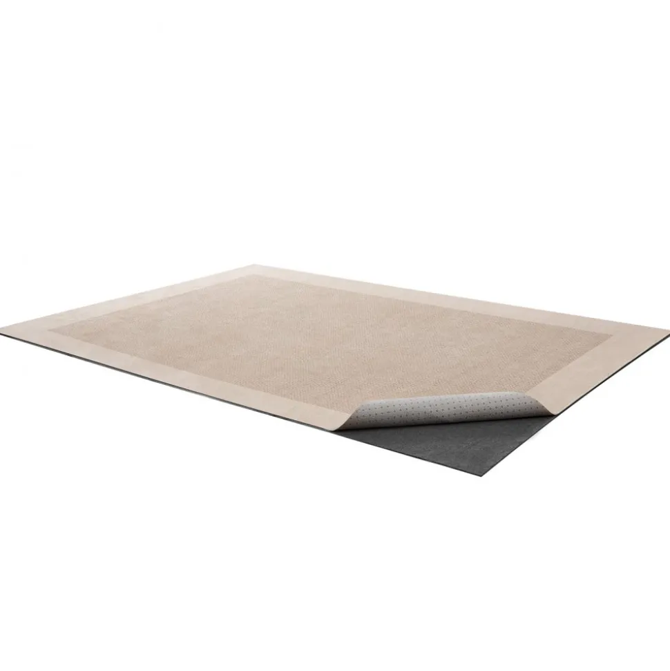 VEVOR Rug Pad 8 x 5 ft, Non-slip Carpet Area Pad, Rug Mat Padding with Dual Surface Felt Cushion & Rubber Gripper, Hardwood Floor Protection for All Floors, Finishes, Keeps Carpets in Place