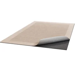 VEVOR Rug Pad 8 x 10 ft, Non-slip Carpet Area Pad, Rug Mat Padding with Dual Surface Felt Cushion & Rubber Gripper, Hardwood Floor Protection for All Floors, Finishes, Keeps Carpets in Place