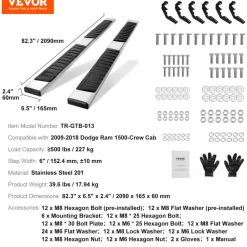VEVOR Running Boards, 6