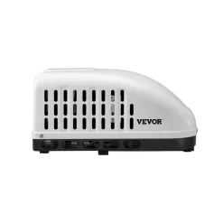 VEVOR RV Air Conditioner, 13500 BTU Non-Ducted Rooftop RV AC Unit, 65 dB Quiet Design, Including Air Distribution Box, Operation Panel and Installation Hardware, for Campers, Vans, Trailers, White