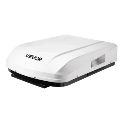 VEVOR RV Air Conditioner, 13500 BTU RV AC Unit, 120V Ducted Rooftop Air Conditioner with Variable Speed Compressor, Easy Install Quiet Cooling AC Unit with ADB Button Control and Remote Control, White