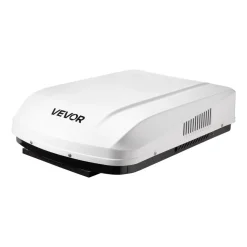 VEVOR RV Air Conditioner, 15000 BTU RV AC Unit, 120V Ducted Rooftop Air Conditioner with Heat Pump & Cooling, Variable Speed Easy Install Quiet AC Unit with ADB Button Control & Remote Control, White