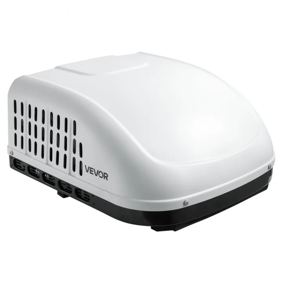VEVOR RV Air Conditioner, 13500 BTU RV AC Unit, 120V Ducted or Non-Ducted Rooftop Air Conditioner with High-Performance Compressor Motor, Easy Install Quiet Cooling AC with Standard Vent Size, White