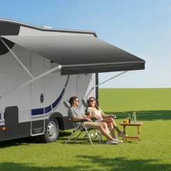 VEVOR RV Awning Fabric Replacement, 16' (Fabric 15'2