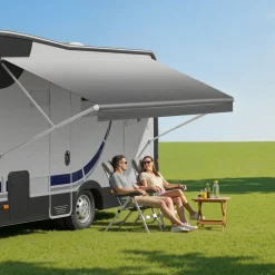 VEVOR RV Awning Fabric Replacement, 15' (Fabric 14'2