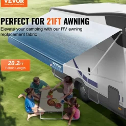 VEVOR RV Awning Fabric Replacement, 20'2