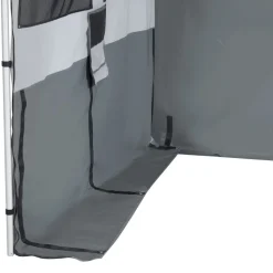 VEVOR RV Awning Sun Shade Room - Compatible with 18 -19 ft Awnings, RV Awning Sun Shading Room with Door & Ventilated Mesh Windows, Sunproof & Windproof Three-Sided Enclosure Tent for RV Camping
