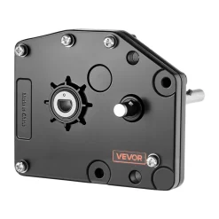 VEVOR RV Fifth Wheel Landing Gear Box 276602, Universal Mount Steel Gearbox Compatible with Lippert Venture, Atwood, Stromberg Carlson Landing Gear Systems, Replace LG-179015, Adjustable Height, Black