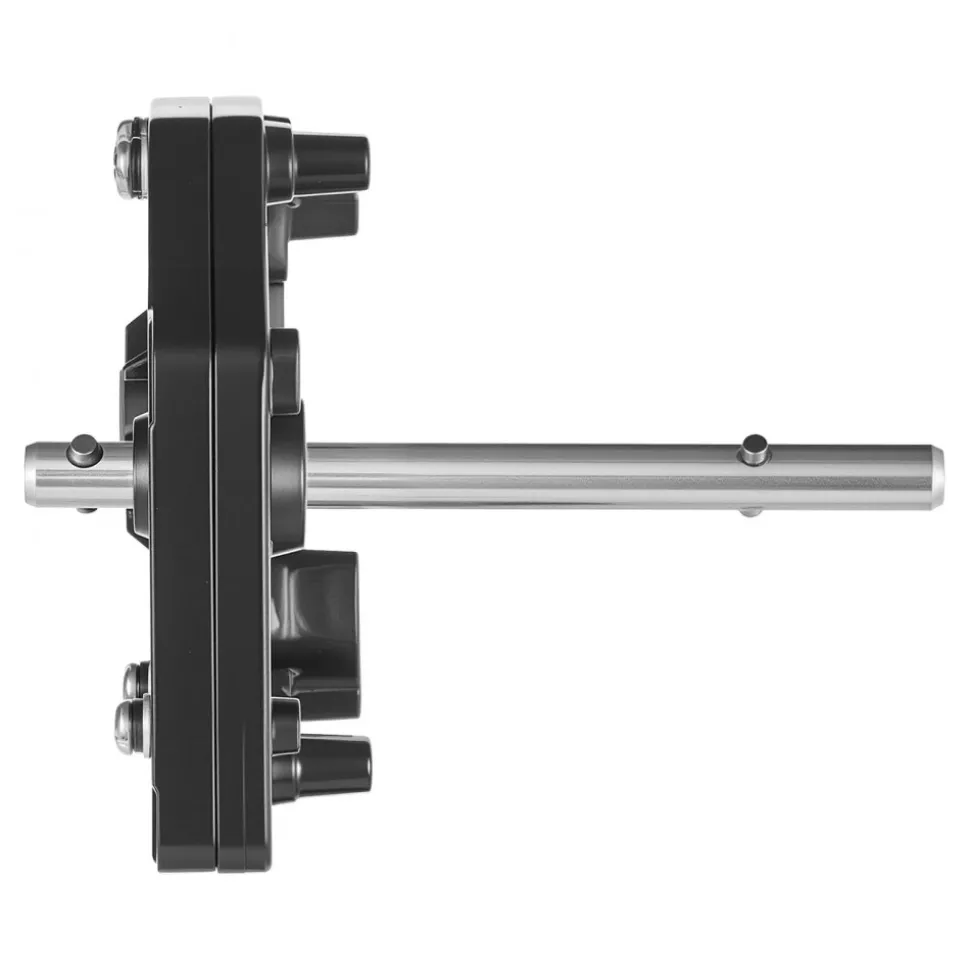VEVOR RV Fifth Wheel Landing Gear Box 276602, Universal Mount Steel Gearbox Compatible with Lippert Venture, Atwood, Stromberg Carlson Landing Gear Systems, Replace LG-179015, Adjustable Height, Black