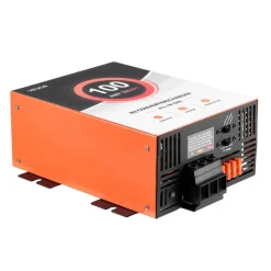 VEVOR RV Power Converter, 100 Amp, 110V AC to 12V DC RV Converter Battery Charger, Multi Stage Smart Charging, 13V to 16.5V Operating Range, Compatible with Lithium & Lead Acid Battery, for Camper