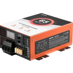 VEVOR RV Power Converter, 65 Amp, 110V AC to 12V DC RV Converter Battery Charger, Multi Stage Smart Charging, 13V to 16.5V Operating Range, Compatible with Lithium & Lead Acid Battery, for Camper